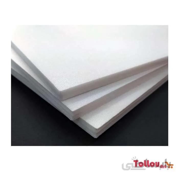 فوم 10میلیمتر سفید 40×30 بسته 2برگی