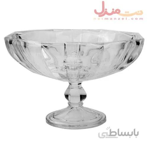 کشکول پایه دار کریستال ایرنا طرح برلین