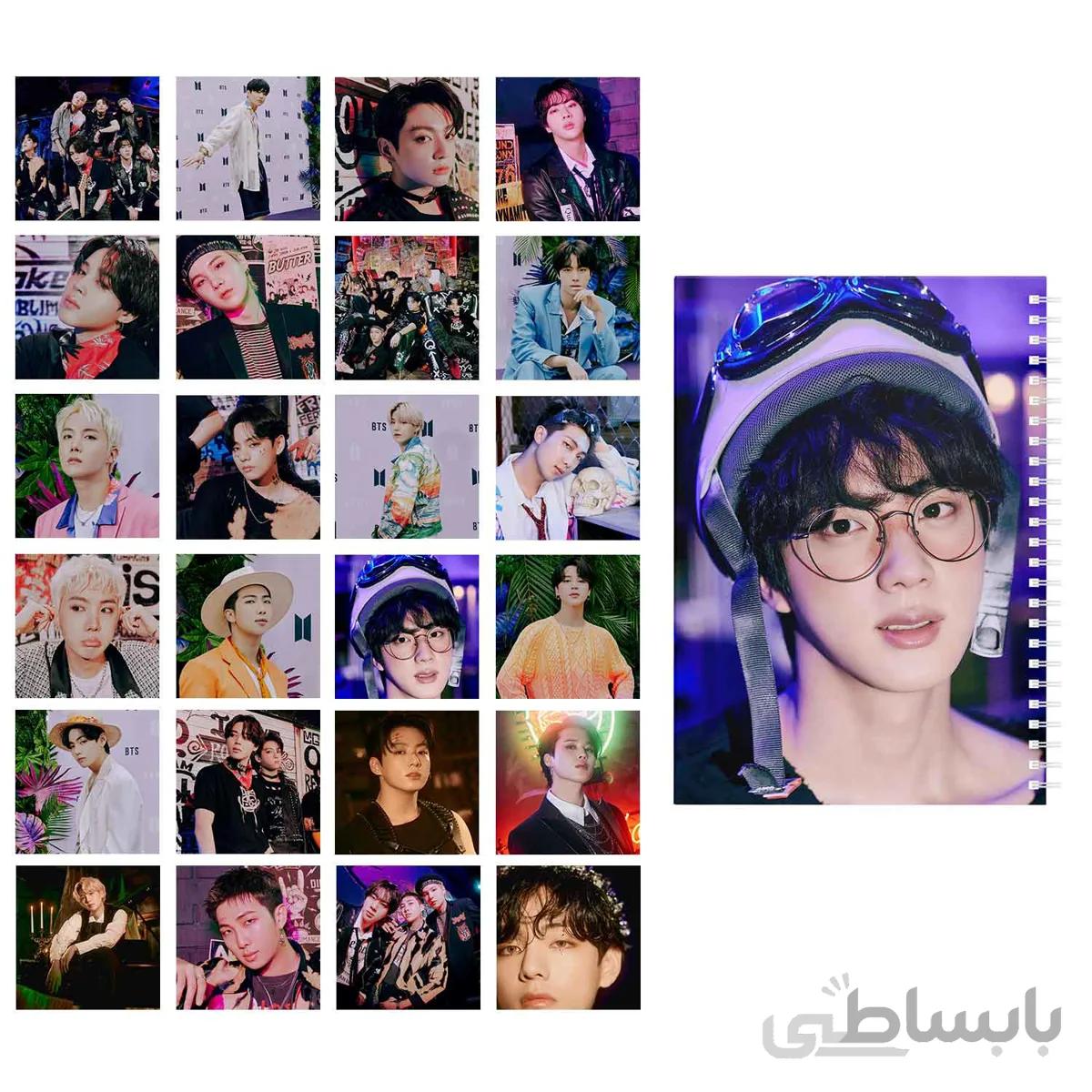 مجموعه 24 عددی فتوکارت BTS 2022 BTS Seasons Greetings به همراه دفتر یادداشت کد 10111237