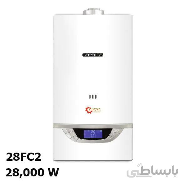پکیج دیواری شوفاژکار سری کاپریس مدل 28FC2 ظرفیت 28000 ا پکیج دیواری 24FX1 دو مبدل فن دار شوفاژکار مدل کاپریس کد 28FC2