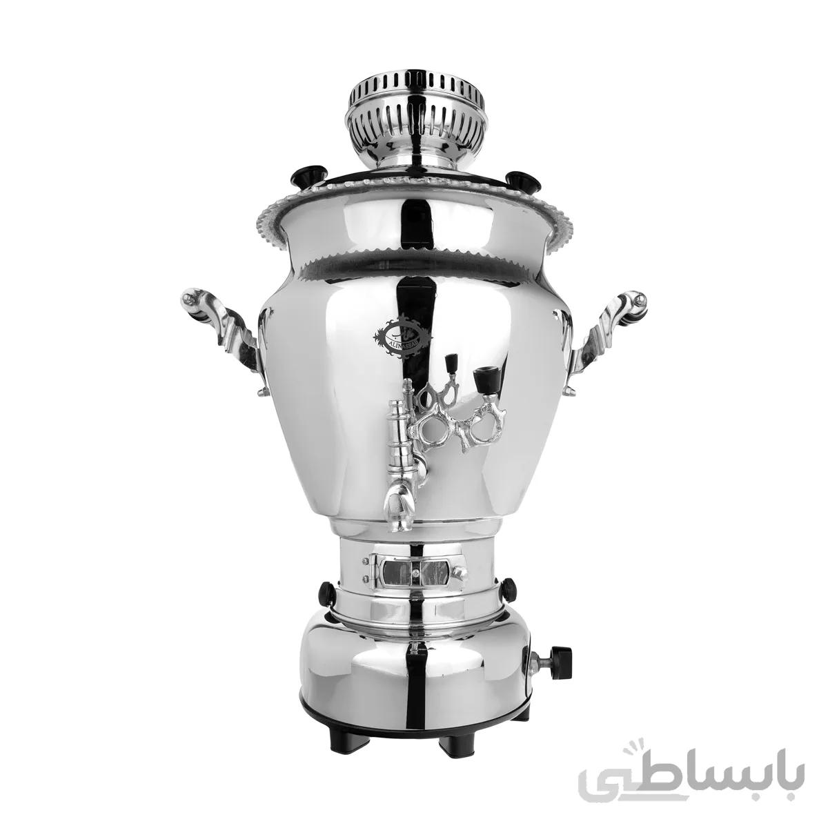 سماور گازسوز عالی نسب مدل Ganjineh ظرفیت 6 لیتر