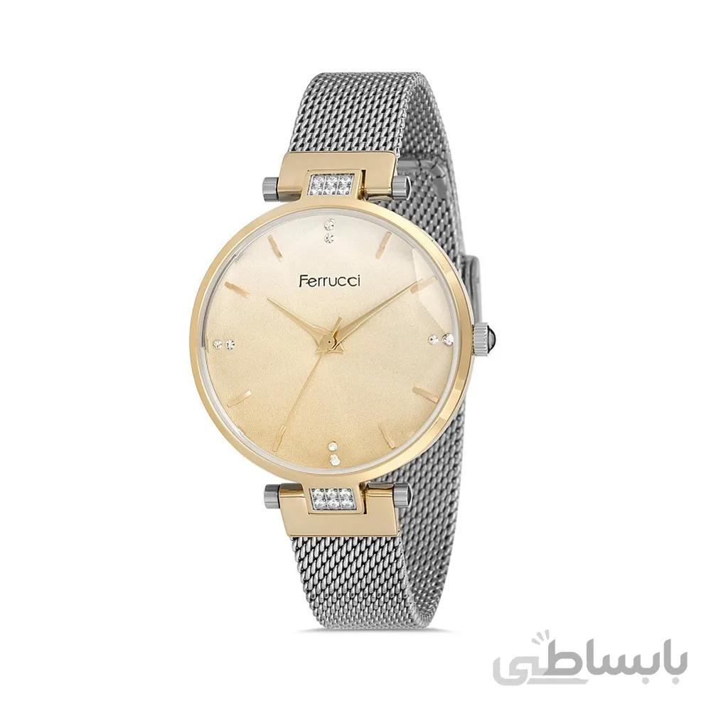 ساعت مچی عقربه ای زنانه برند فروچی Ferrucci مدل FC 13718H.04