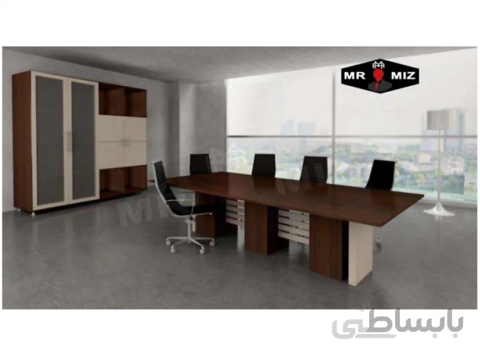 میز کنفرانس پایه مکعب مدل شیما کد d252