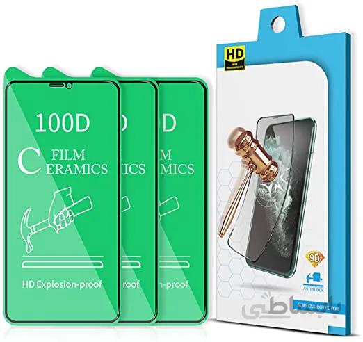 گلس سرامیکی شفاف 100D ایفون 11پرو