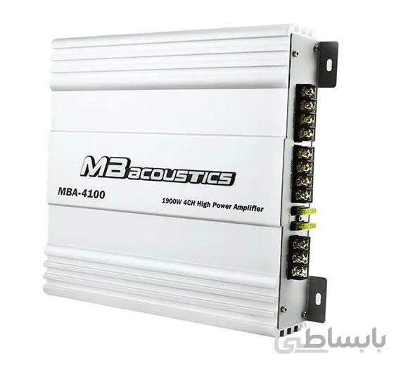 MBacoustics MBA-4100 آمپلی فایر ام بی آکوستیک — تصویر 1