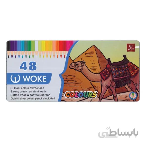 مداد رنگی 48 رنگ ووک طرح شتر