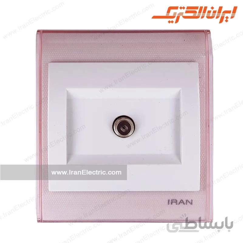 پریز آنتن SAT ایران ترنسپرنت صورتی