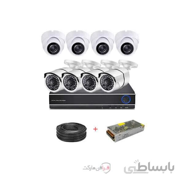 پکیج 8 دوربین AHD سری اقتصادی