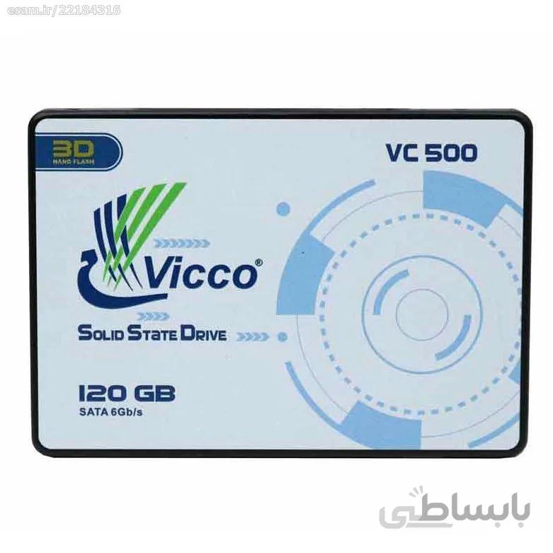 اس اس دی اینترنال ویکومن مدل VC500 ظرفیت 8+120 گیگابایت ا Vicco man VC 500 Internal SSD 120+8 GB