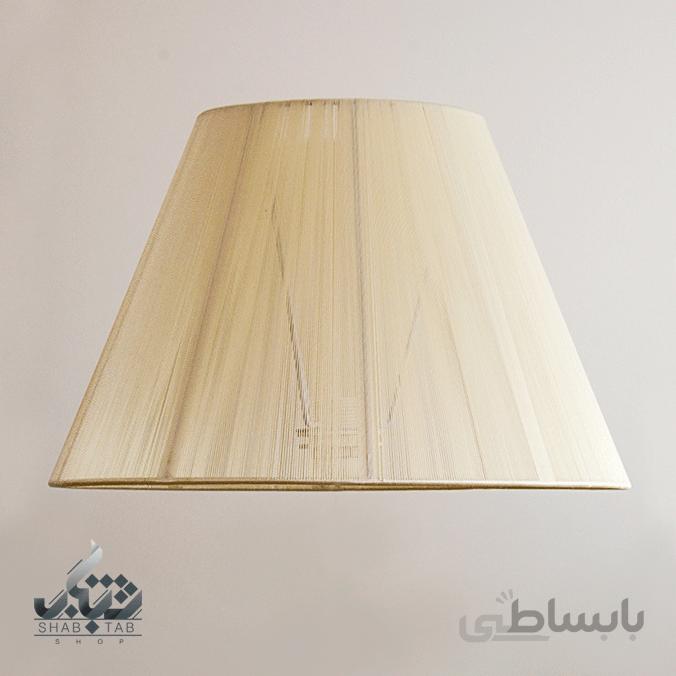 شید آباژور نخی کرم قطر 40 cm – سرپیچ E27