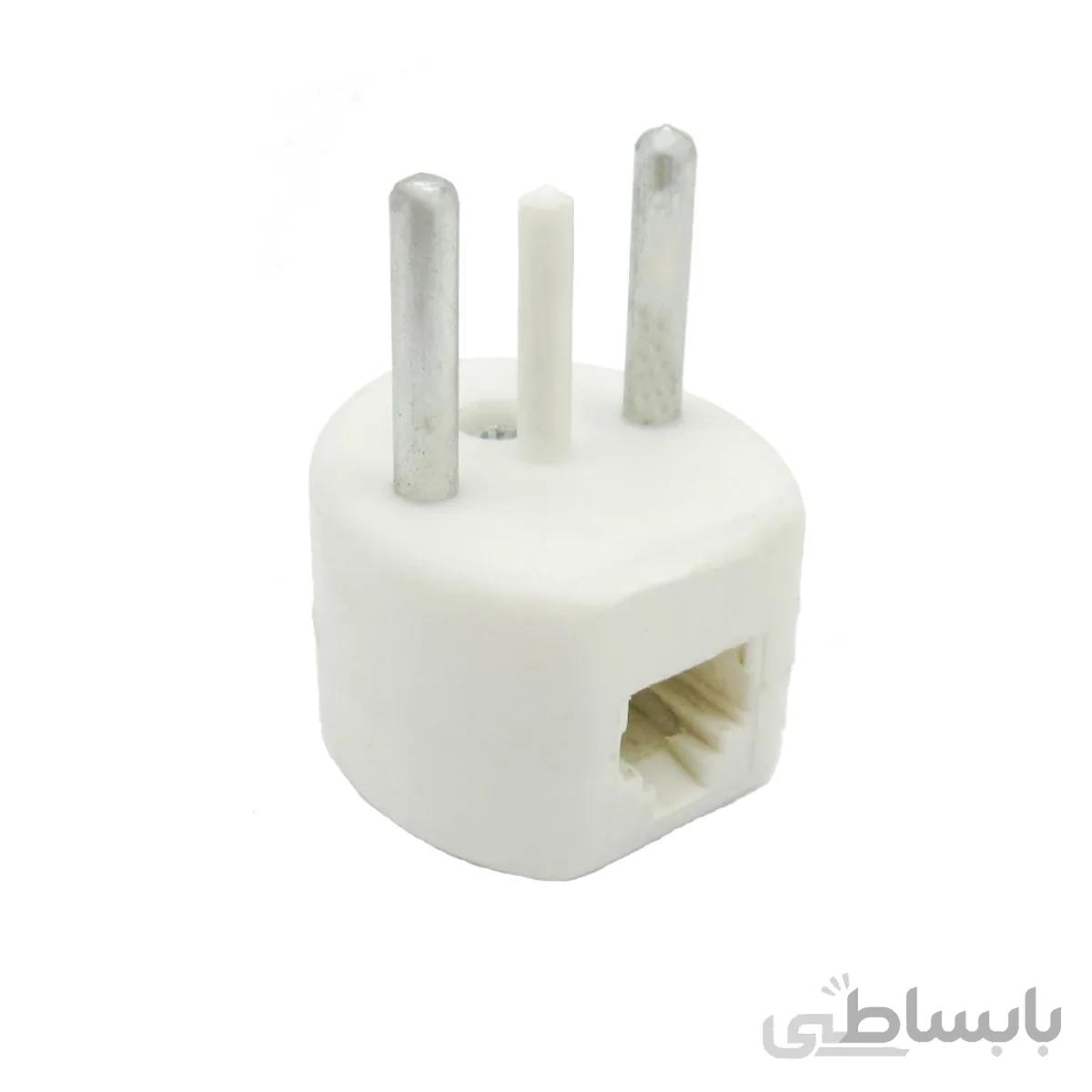 سه شاخه تلفن تک سوکت کوچک