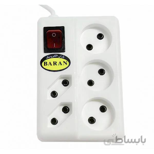 چند راهی برق باران مدل BA-03 به طول ۳ متر ۵ خانه