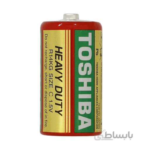 باطری هوی دیوتی توشیبا متوسط بسته 2 عددی