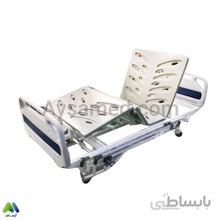 تخت بیمارستانی مکانیکی سه شکن با تنظیم ارتفاع