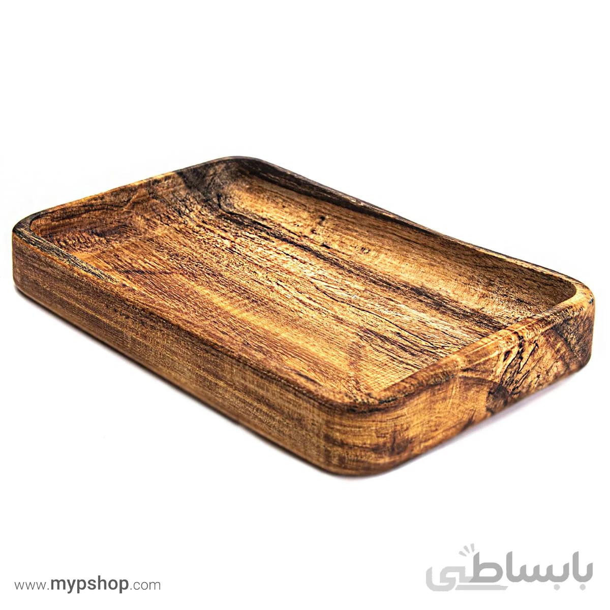 ظرف سرو مستطیلی چوبی کدA1 (چوب ممرز)