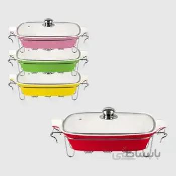 سوفله خوری چینی بزرگ رنگی یونیک کد 8522