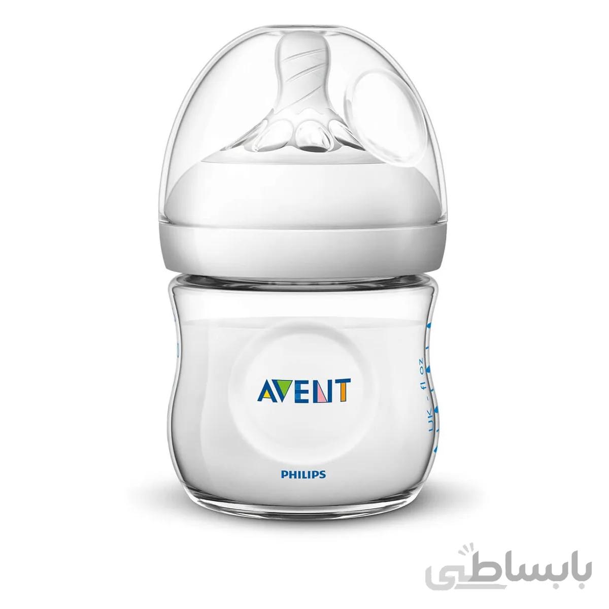 شیشه شیر نچرال 125 میلی لیتر اونت Avent ا Adjustable Nipple code: 030/17