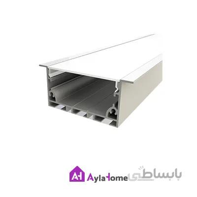 پروفیل آلومینیومی نور خطی 5 سانتی لبه دار 5-905 کد L51 (شاخه 3 متری)