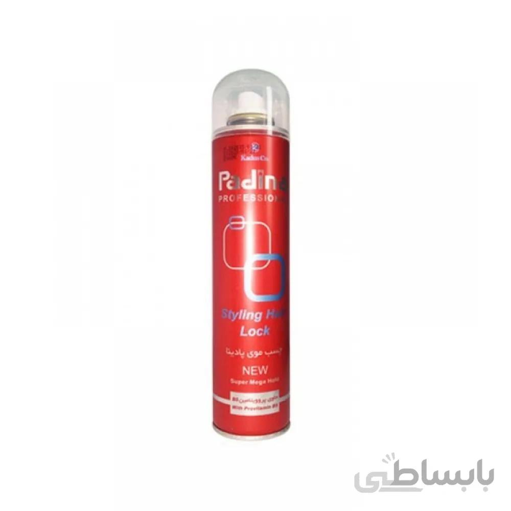 اسپری چسب مو پادینا Padina مدل Super Mega Hold حجم 250 میلی لیتر