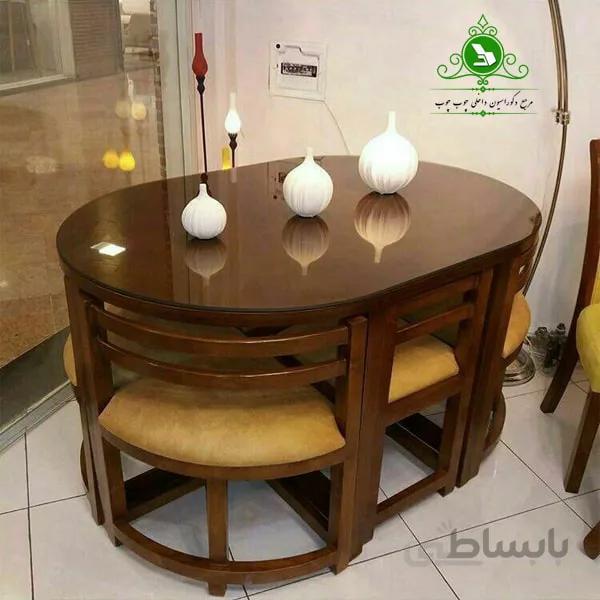 میز ناهارخوری مدل کمجا شش نفره