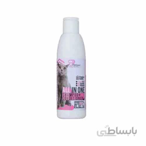 شامپو روزانه مخصوص گربه پتاوی حجم 220 میلی لیتر