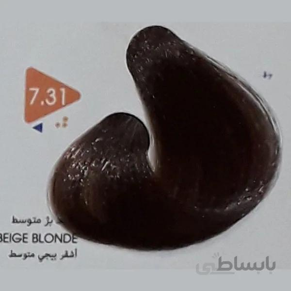 رنگ مو ویتامول (Vitamol) بلوند بژ متوسط (شماره 7/31 بژ) حجم 120 میل