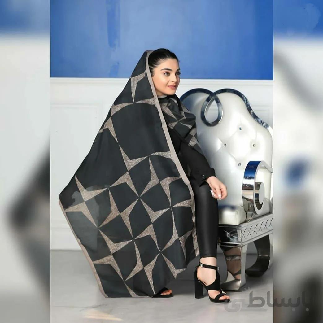 شال نخی نسکافه ای