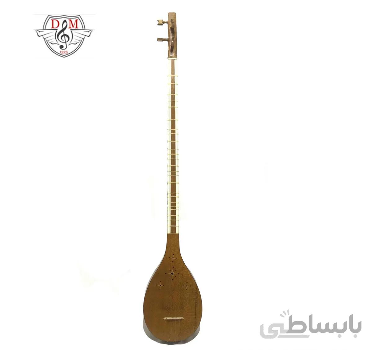سه تار صادق عظیمی کاسه تمام معرق ( 9 گل) دسته مهر کاری با برنج استخوان طبیعی سرپنجه قنبری