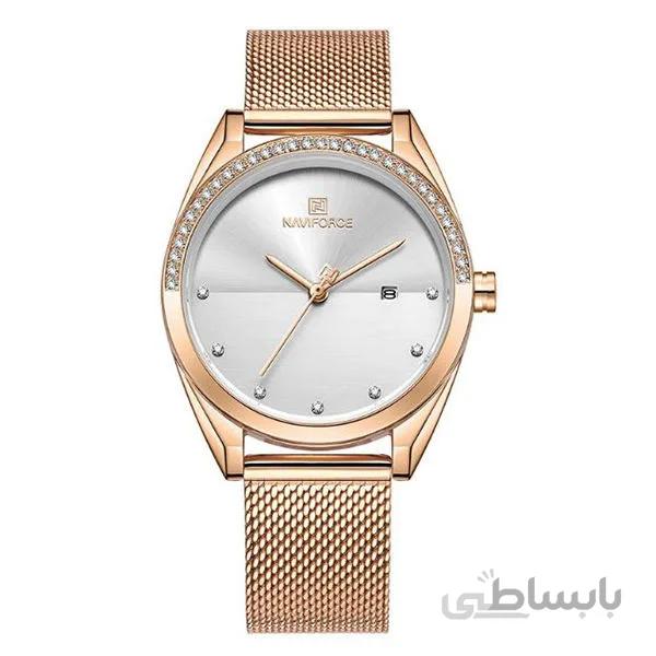 ساعت مچی زنانه نیوی فورس مدل NAVIFORCE NF5015 RG/W