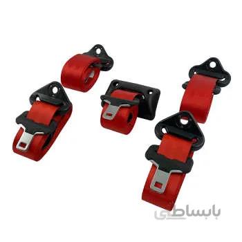 نوار کمربند ایمنی اخشان کد PB-2029 مناسب برای پژو ۲۰۷ هاچ بک بسته ۵ عددی