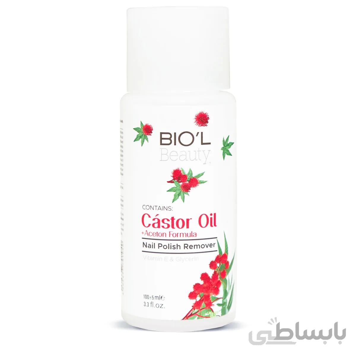 محلول لاک پاک کن آستونی بیول حجم 100 میل ا Biol Acetone Formula Nail Polish Remover 100 ml