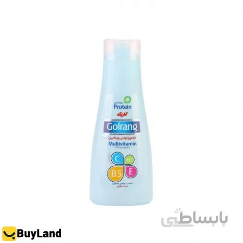 شامپو مولتی ویتامین+ پروتئین گلرنگ برای موهای معمولی 900 گرمی ا Golrang multivitamin+protein for normal hair 900gr