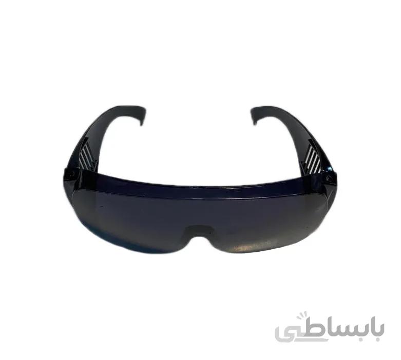 عينک ايمني دودي شيشه پهن ممتاز