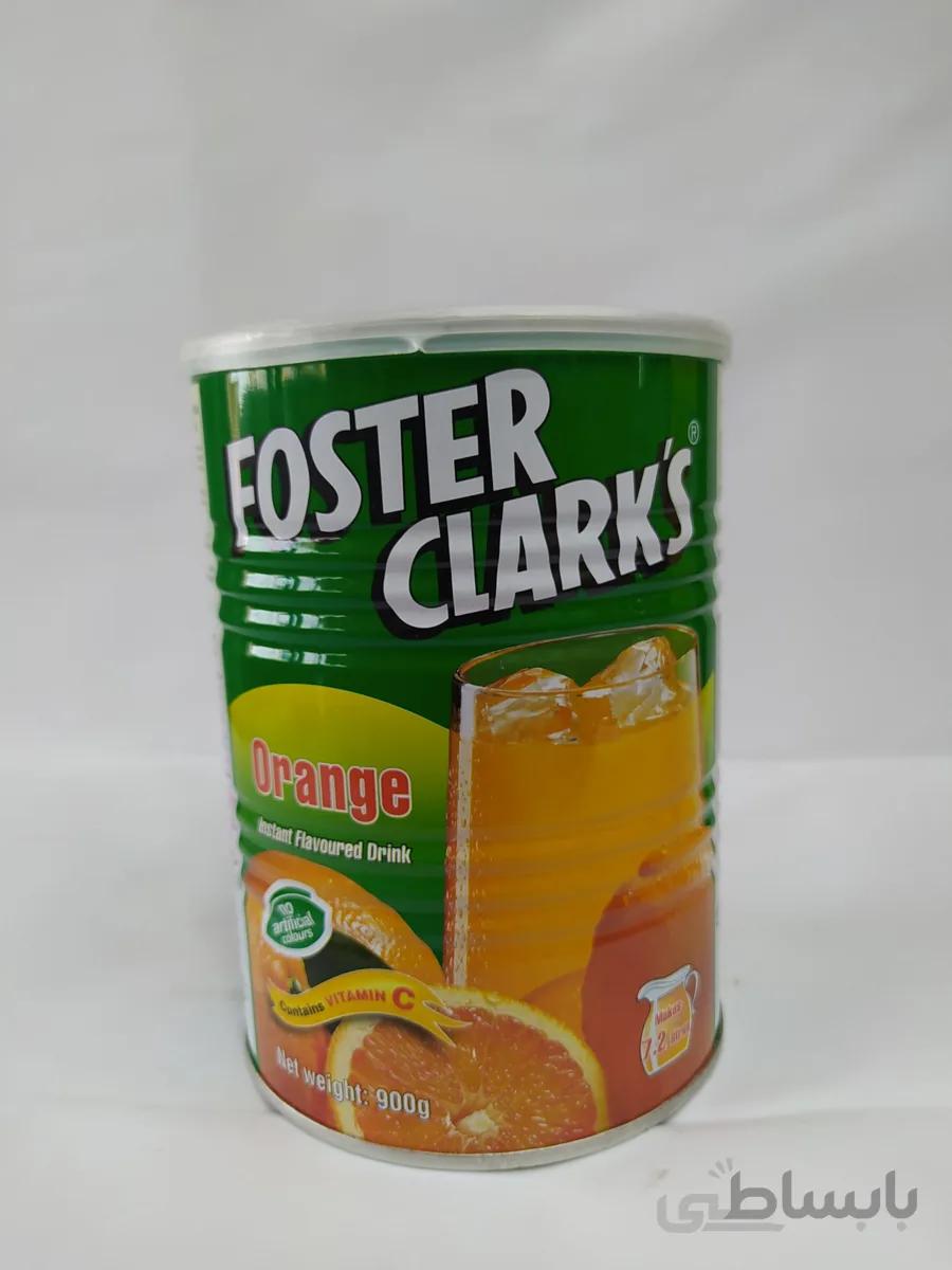 پودر شربت فوری فوستر کلارکس FOSTER CLARKS با طعم پرتقال قوطی 900 گرمی