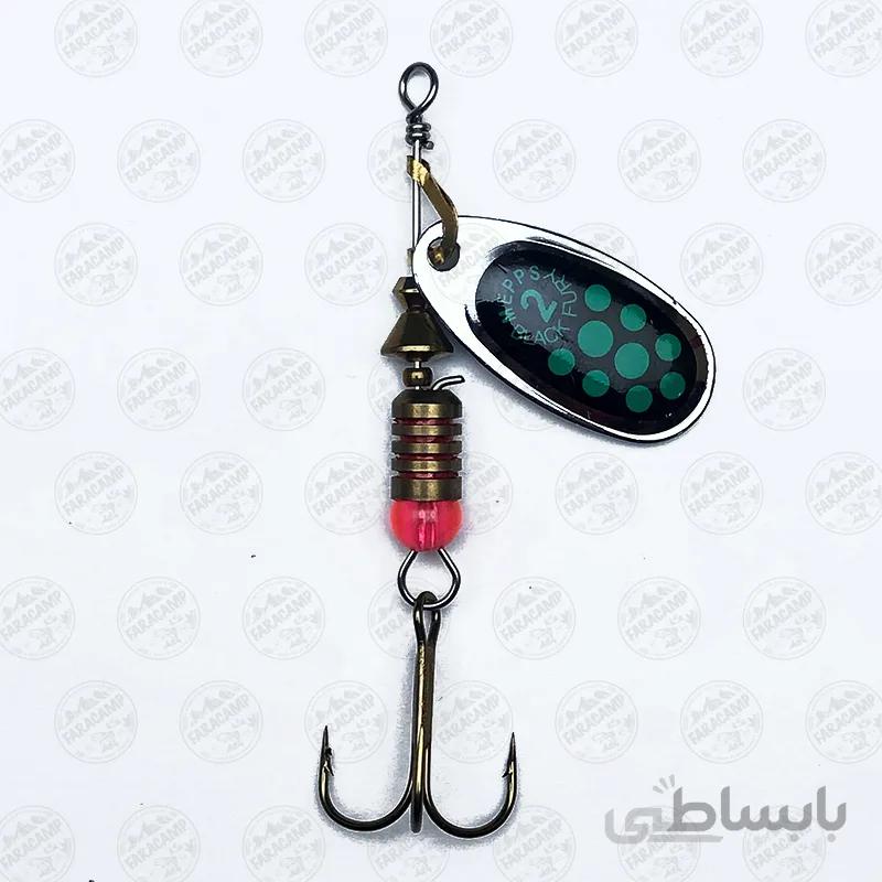 لانسه مپس مشکی خال سبز سایز 2
