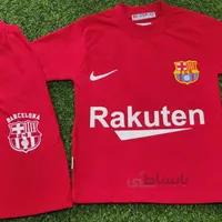 تیشرت و شلوارک بچه گانه پسرانه مدل بارسلونا FCB - فروشگاه اینترنتی بچه شیک