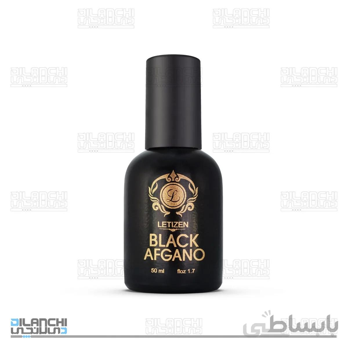 ادکلن لتیزن رایحه BLACK AFGANO حجم 50 میل آقایان و بانوان