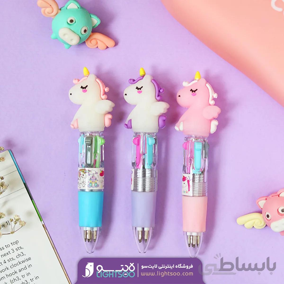 مینی خودکار چهار رنگ یونیکورن