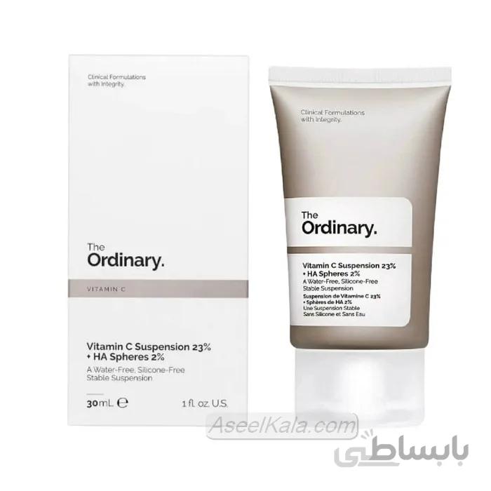 کرم سوسپانسیون ویتامین سی 30% The Ordinary ا The Ordinary Vitamin C Suspension Cream 30% in Silicone 30ml