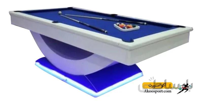 میز بیلیارد 8 فوت پایه رنگین کمان برعکس High glass