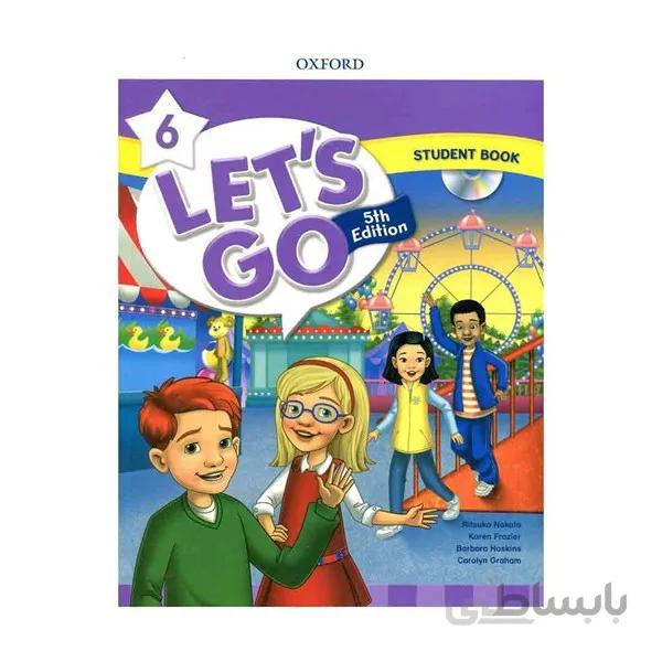کتاب انگلیسی لتس گو 6 ویرایش پنجم lets go 5th 6 sb+wb+dvd