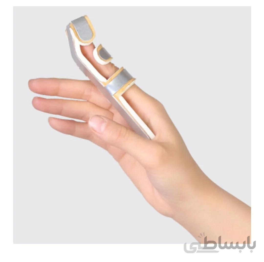 آتل آماده انگشت با فوم فشرده Ready طب و صنعت ا TeboSanat Ready To Use Alumafoam Finger Splint