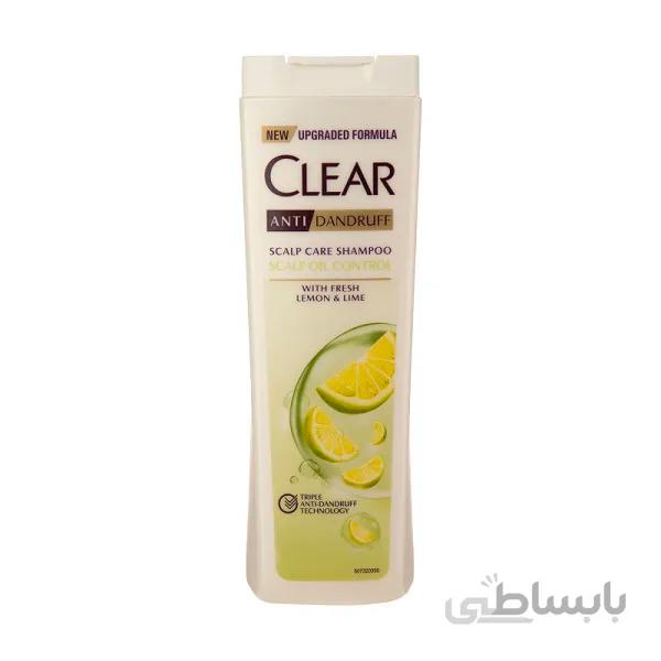شامپو ضد شوره بانوان مخصوص موهای چرب کلییر مدل Scalp Oil Control