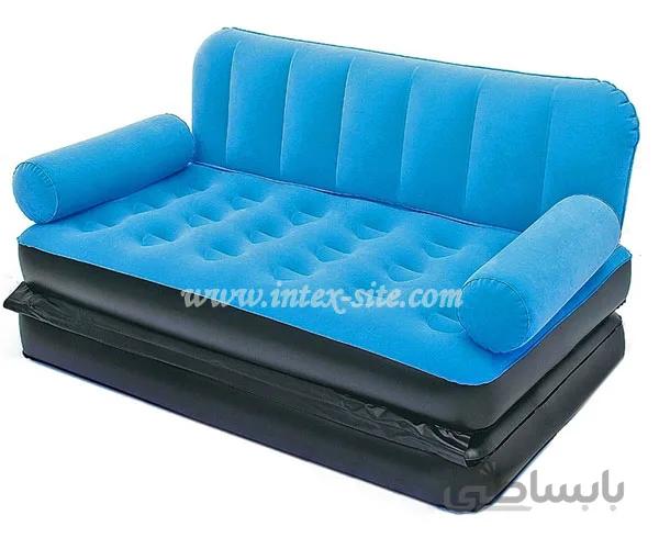 کاناپه بادی تختخوابشو دو نفره با پمپ برقی