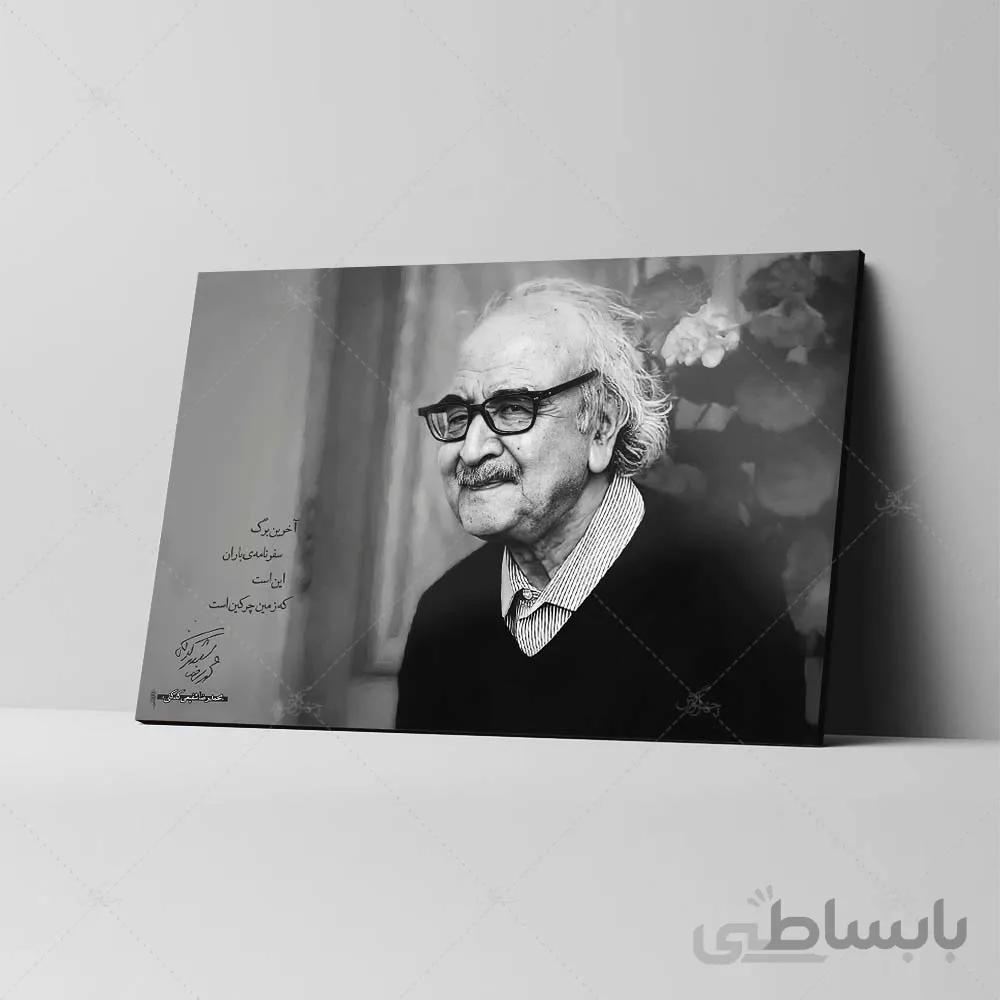 تابلو شاسی آواویز مدل محمدرضا شفیعی کدکنی کد 4G411