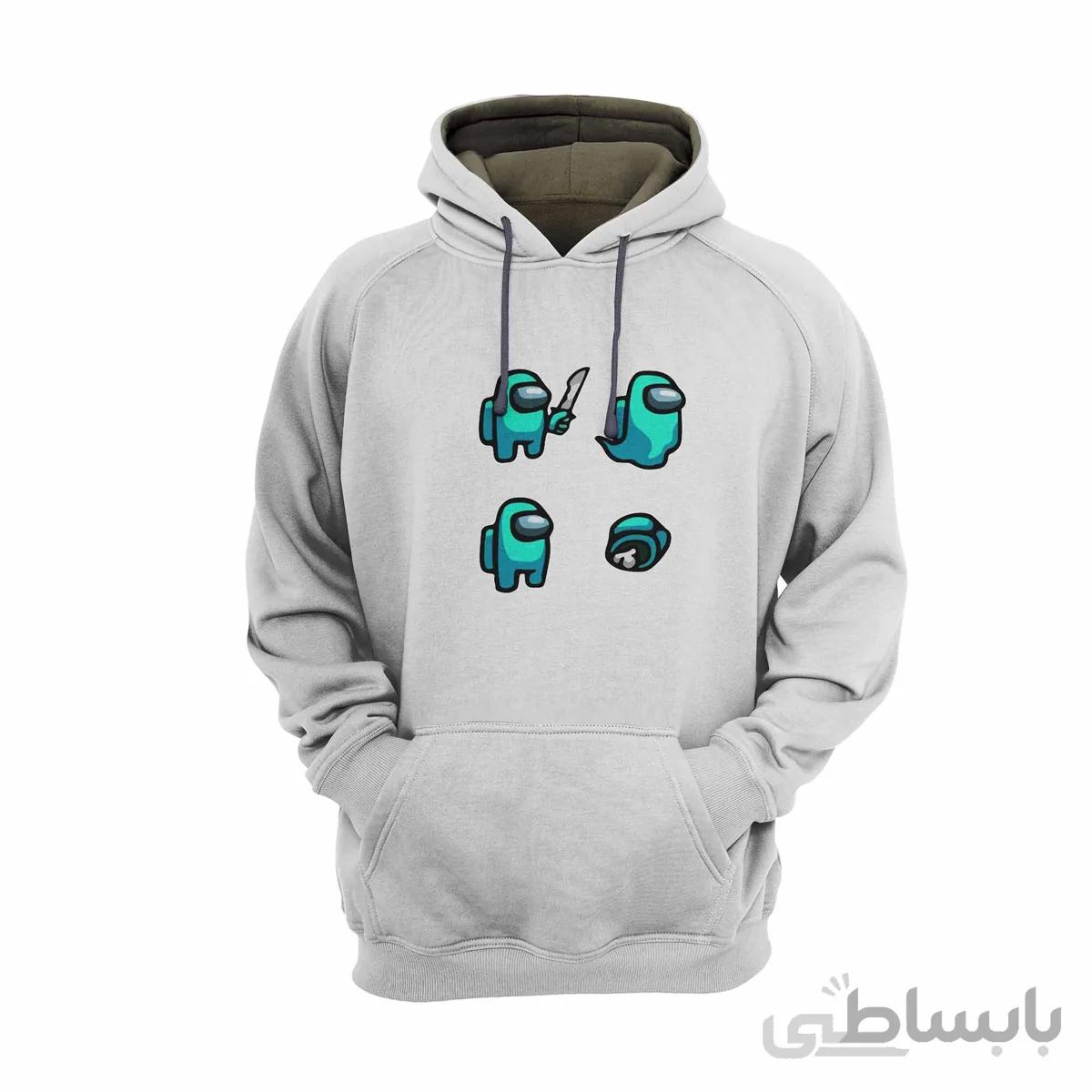هودی سفید طرح بازی امانگ آس Among Us کد KCT10465 کد 285718