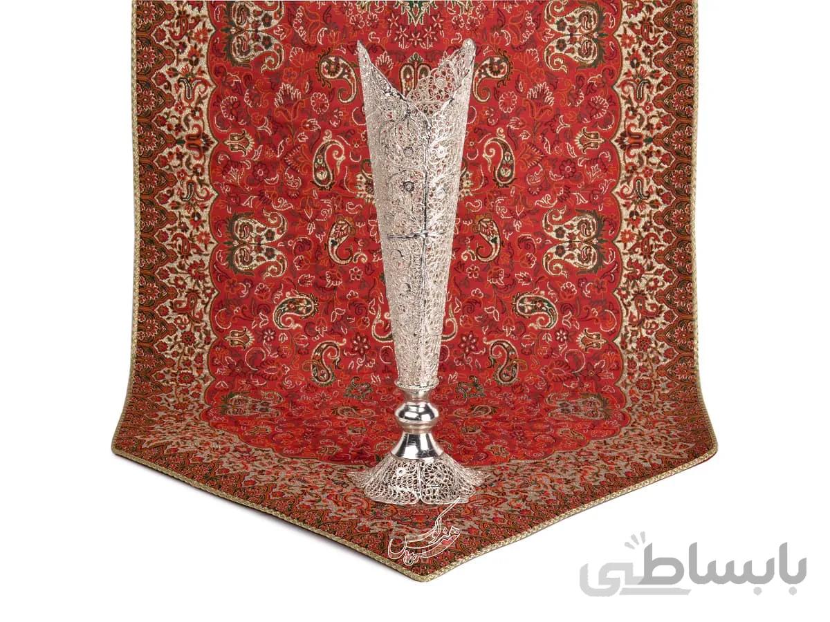 گلدان مدادی مليله کاری