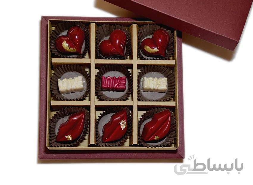 باکس شکلات دست ساز احساس