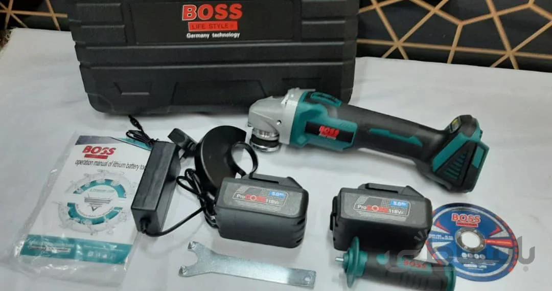 مینی فرز شارژی 115 میلیمتر صنعتی باس مدل bs115m