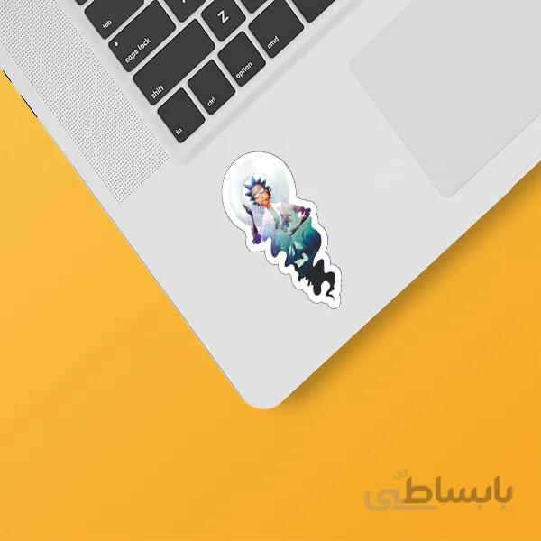 استیکر لپ تاپ طرح Rick&Morty کد ۱۸
